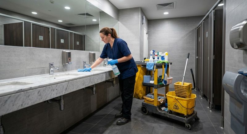 Office Bathroom Cleaning in Frisco, TX